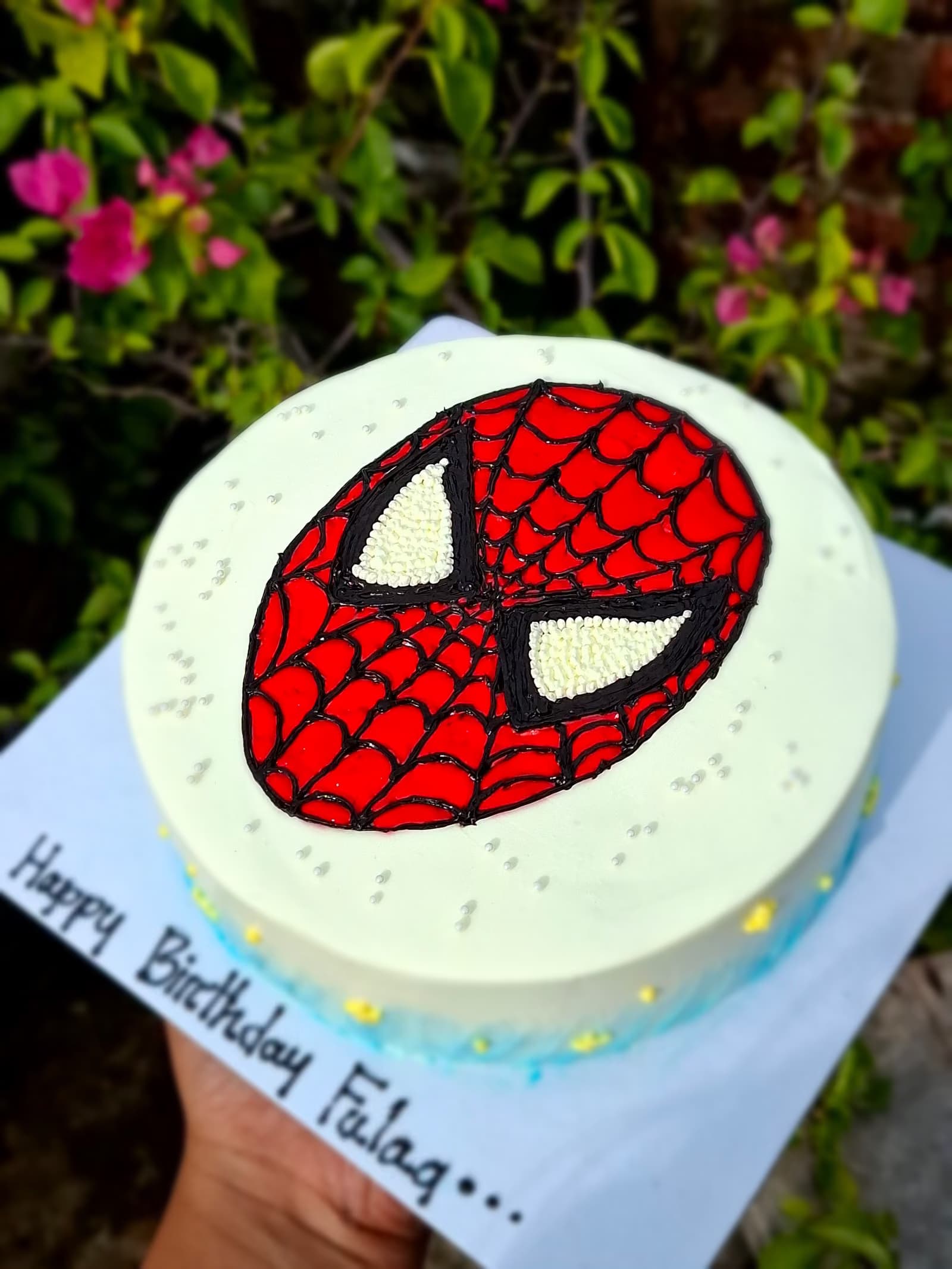 Spider-Man birthday cake